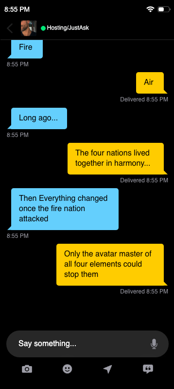 The Grindr content I signed up for — fake Grindr chat screenshot